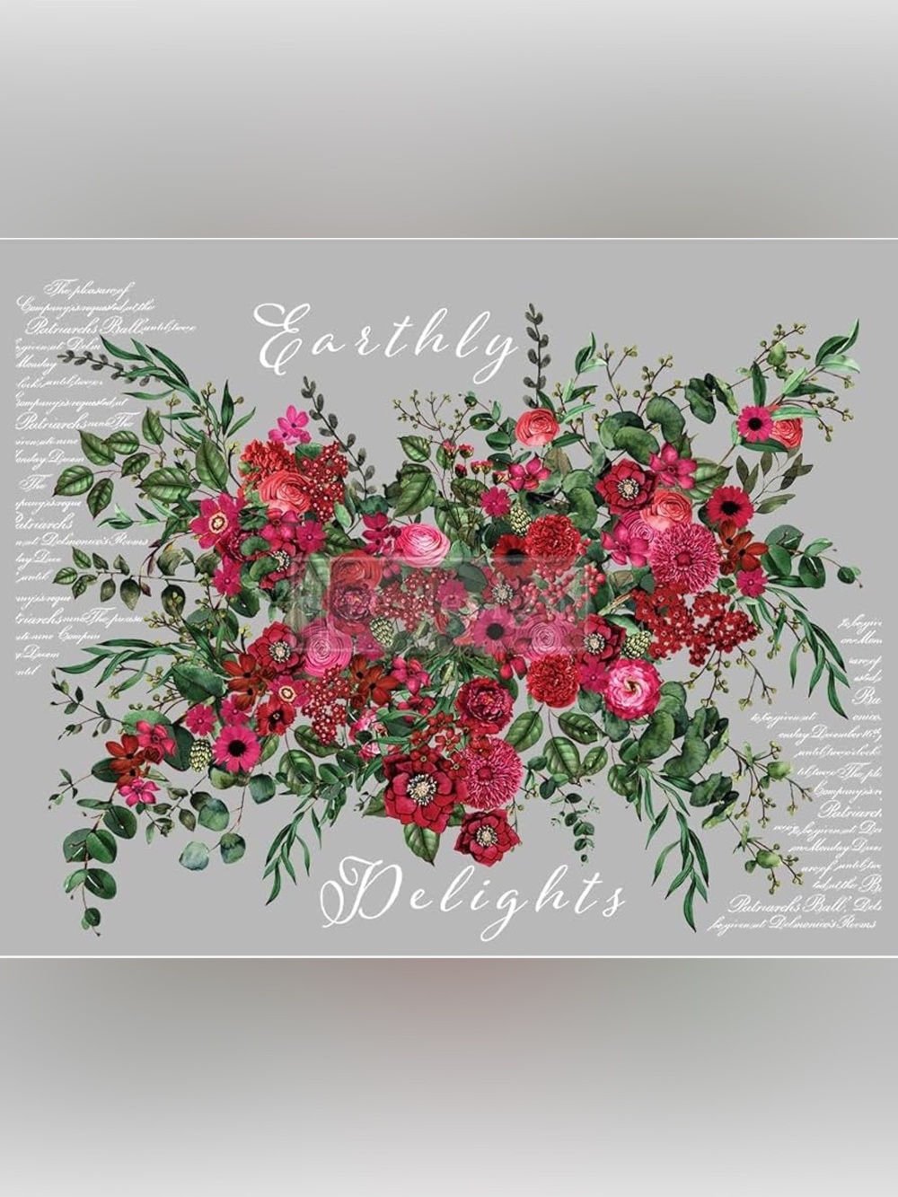 XL Redesign with Prima Decor Transfer | EARTHLY DELIGHTS | 48” x 35”